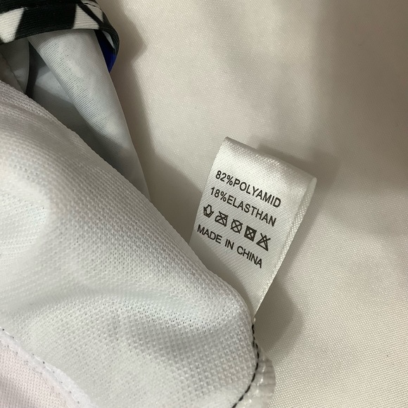 Boho blue one piece swimsuit size L (0037) - Picture 8 of 13